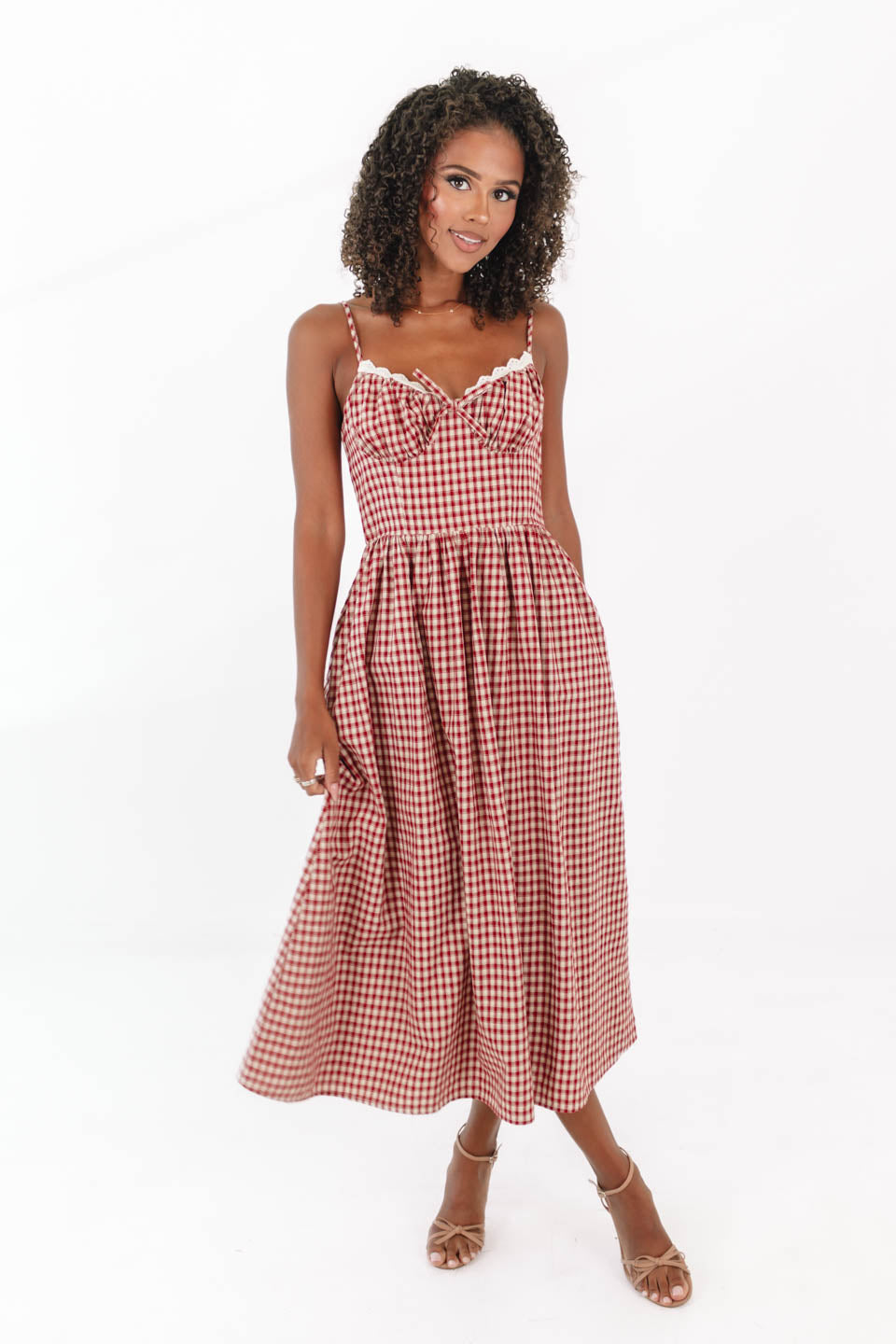 Little Miss Sunshine Midi Dress - Red – The Impeccable Pig Little Miss Sunshine Midi Dress - Red – The Impeccable Pig