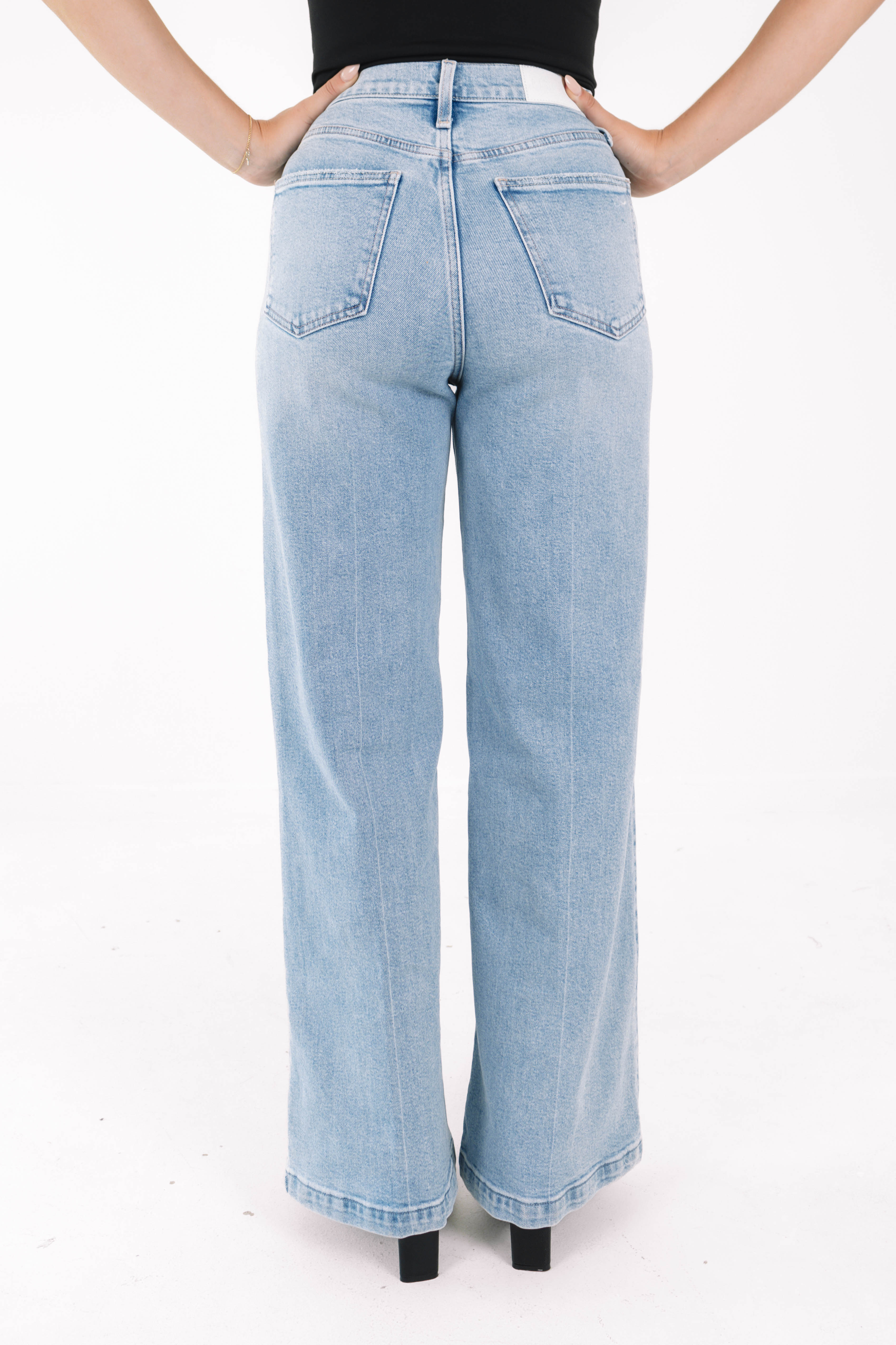 Pistola Lana High Rise Ultra Wide Leg Jean - Chalet – The