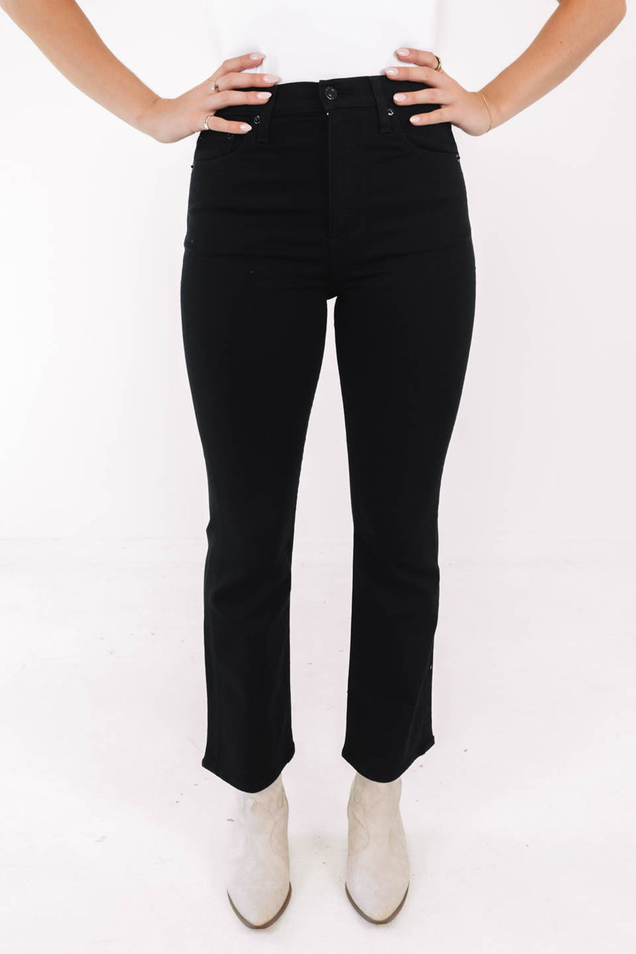 Lennon High Rise Crop Boot Jean - Broadway