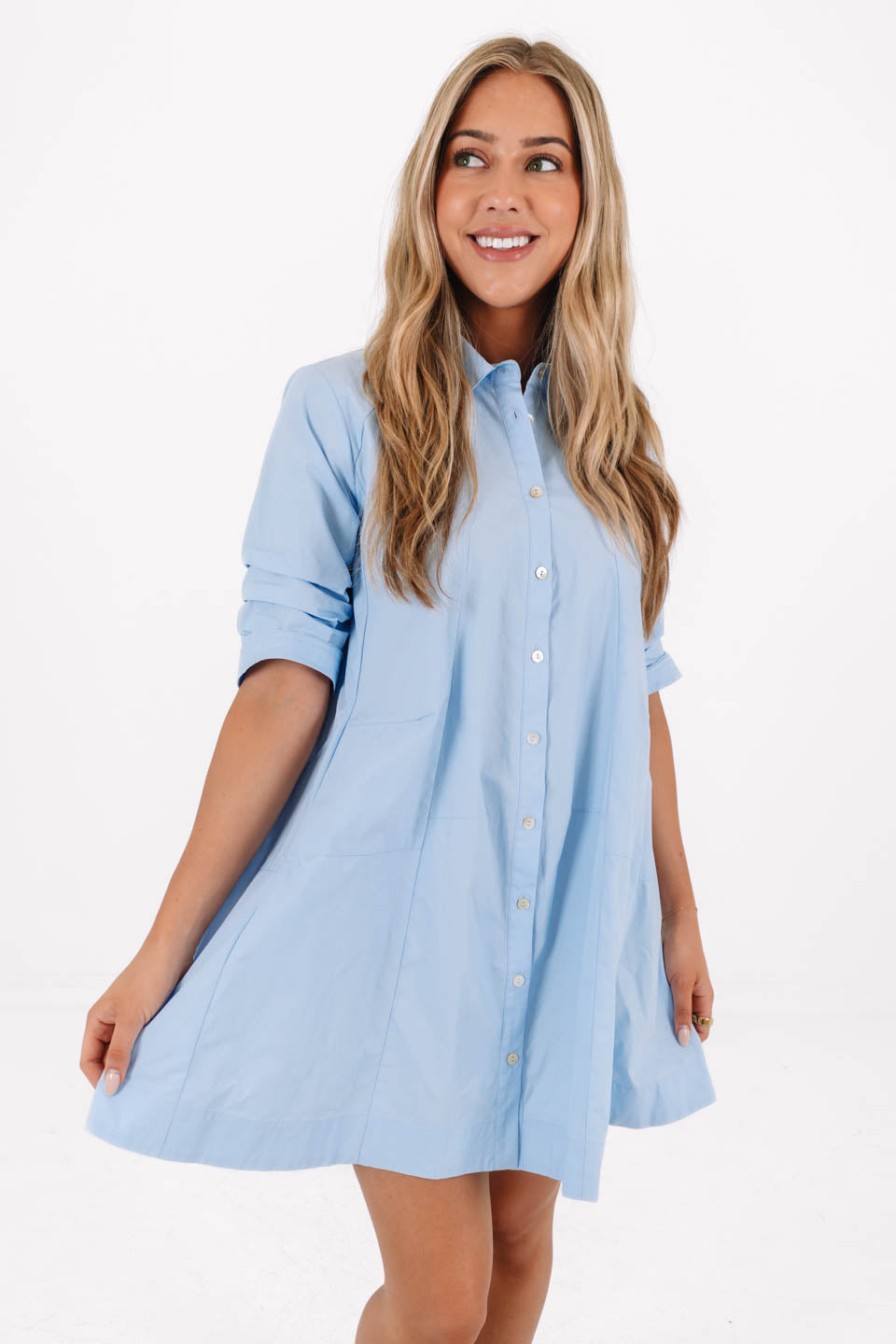 Coastal Cool Dress - Blue Large Coastal Cool Dress - Blue Large