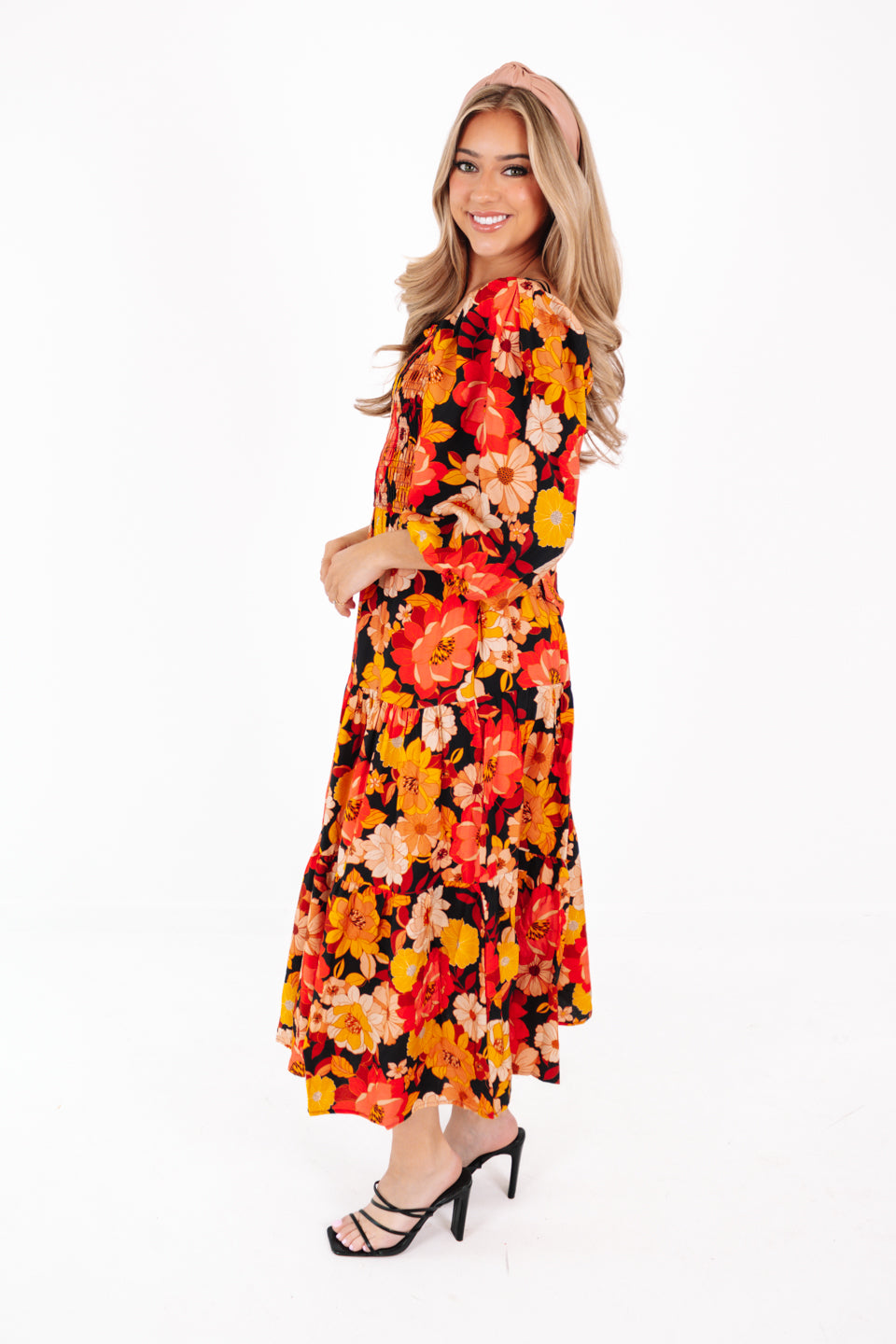 At The Patch Maxi Dress - Orange – The Impeccable Pig