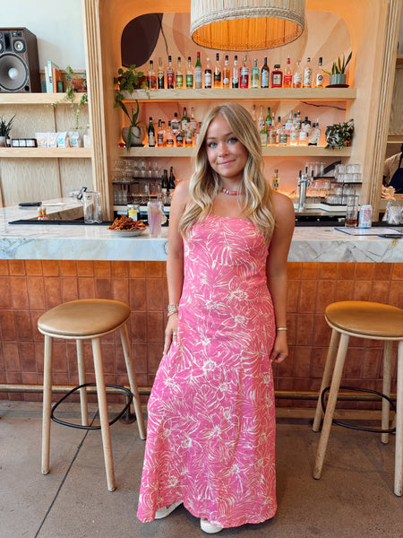 Sunset In Maui Midi Dress - Pink – The Impeccable Pig