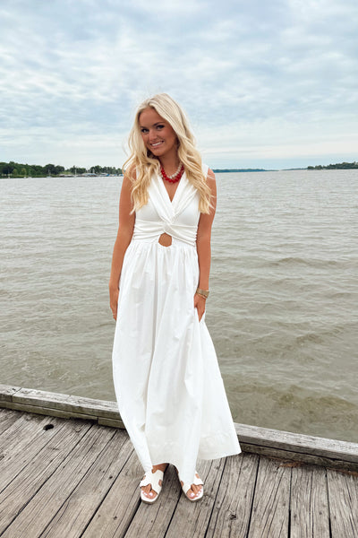 White Lotus Midi Dress