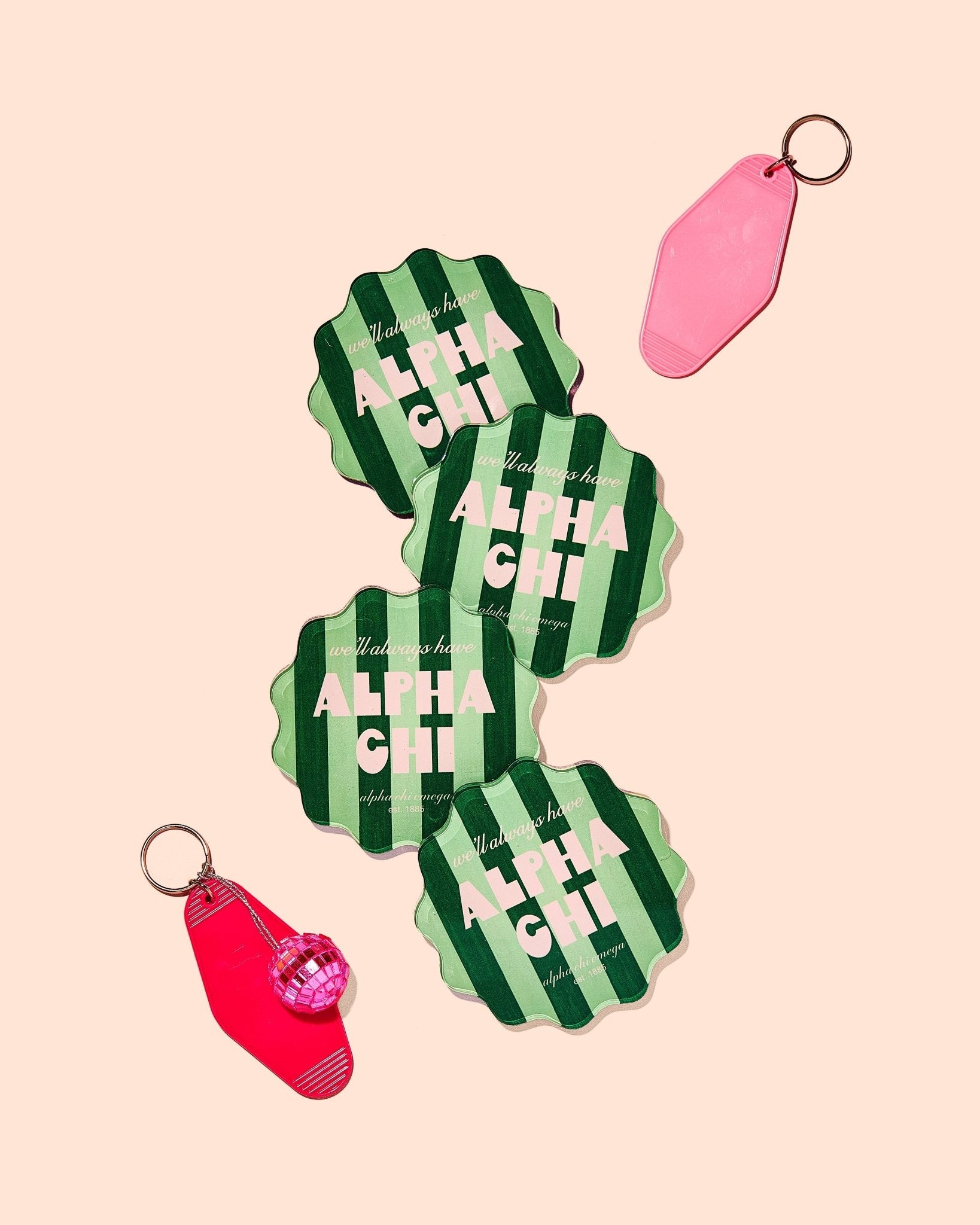 Alpha Chi Omega Coasters - Tart By Taylor