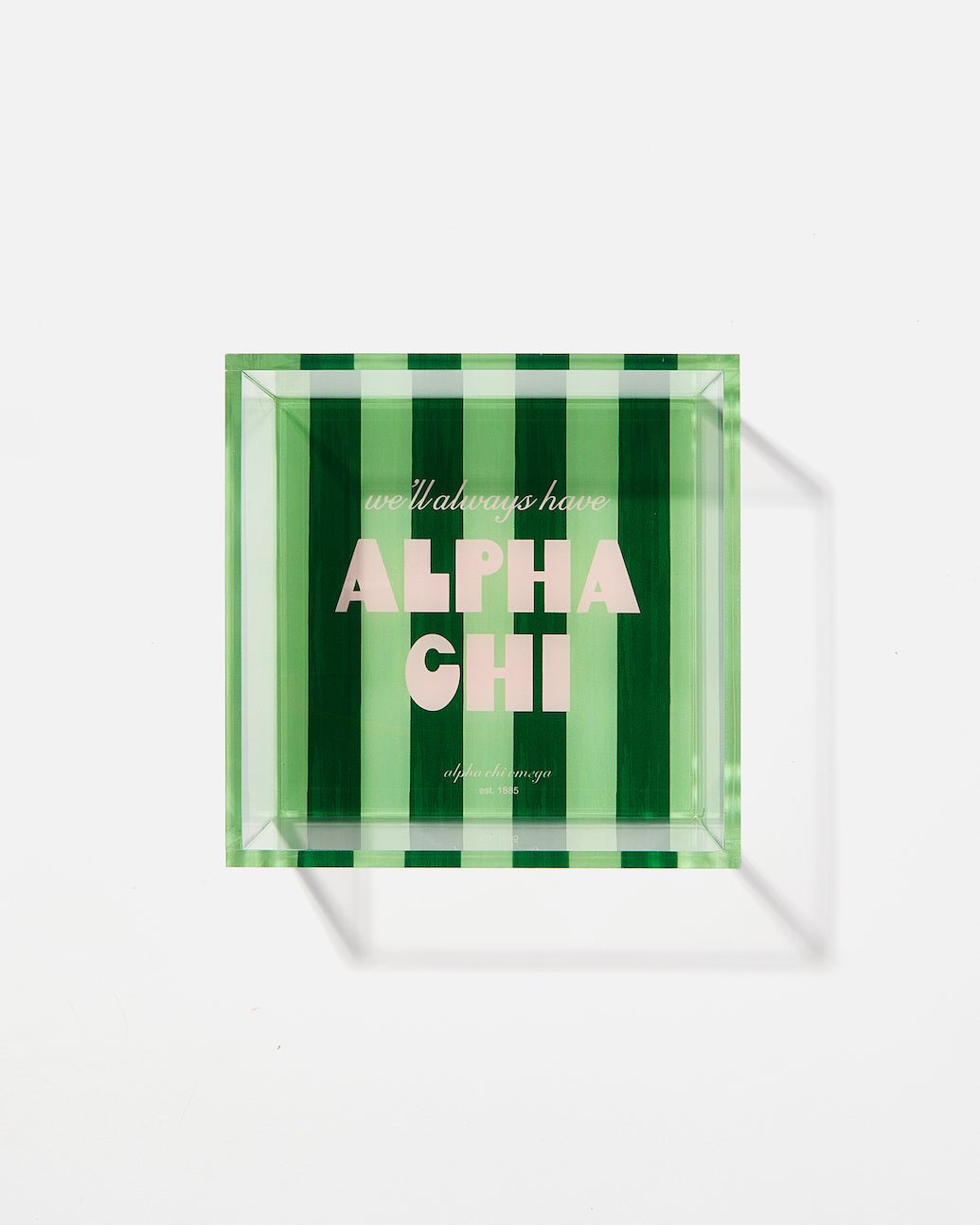 Alpha Chi Omega Trinket Tray - Tart By Taylor