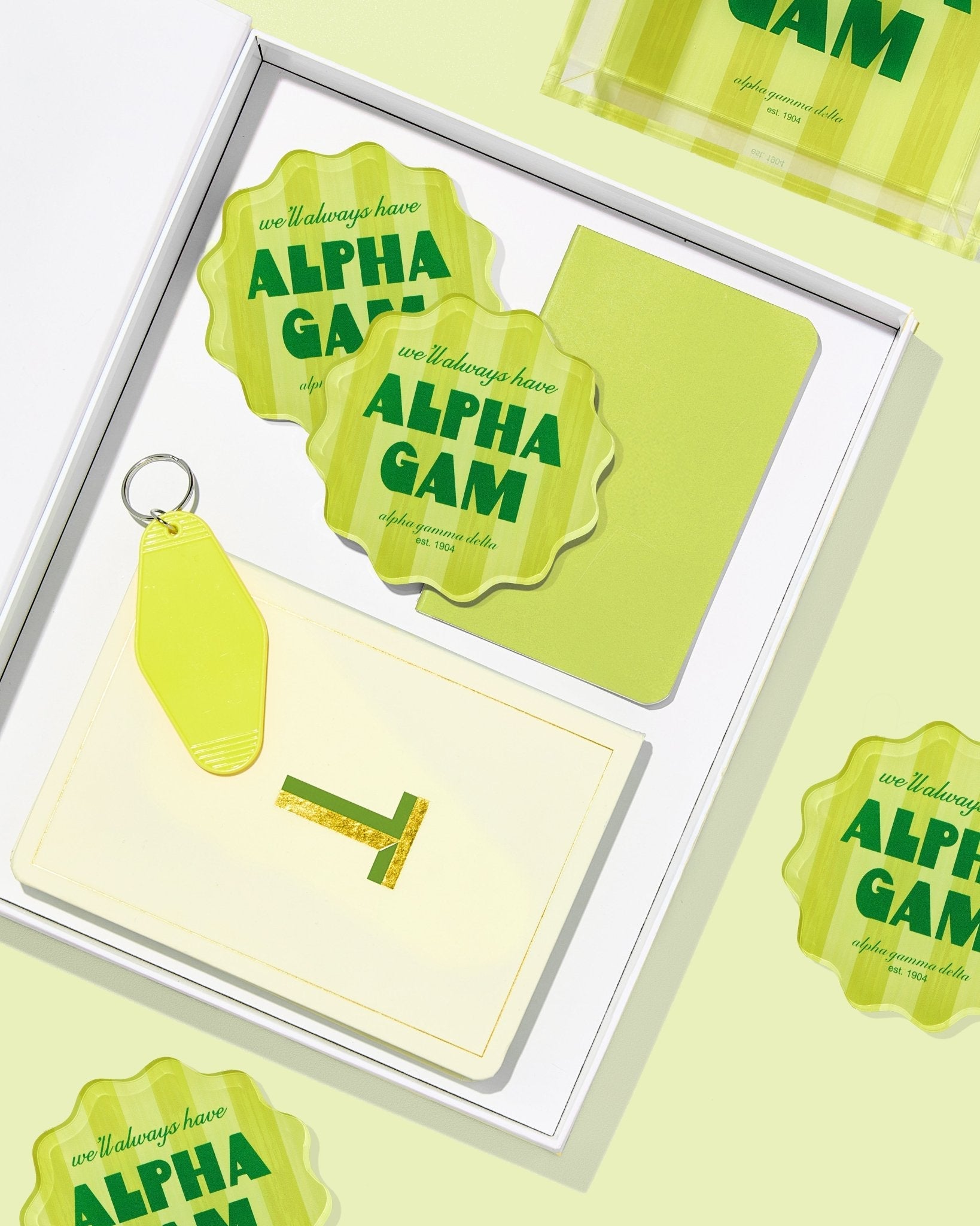 Alpha Gamma Delta Keepsake Box - Tart By Taylor