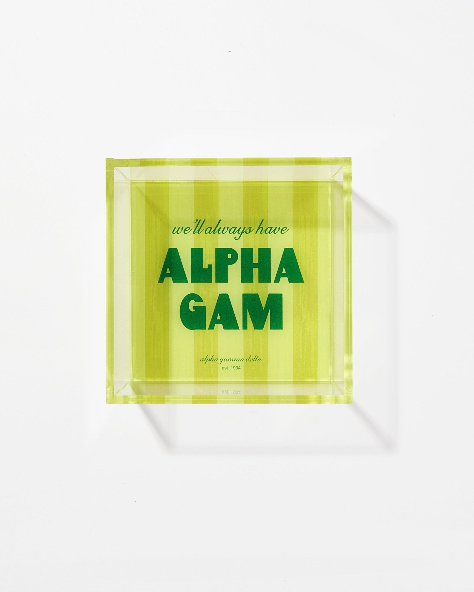 Alpha Gamma Delta Trinket Tray - Tart By Taylor