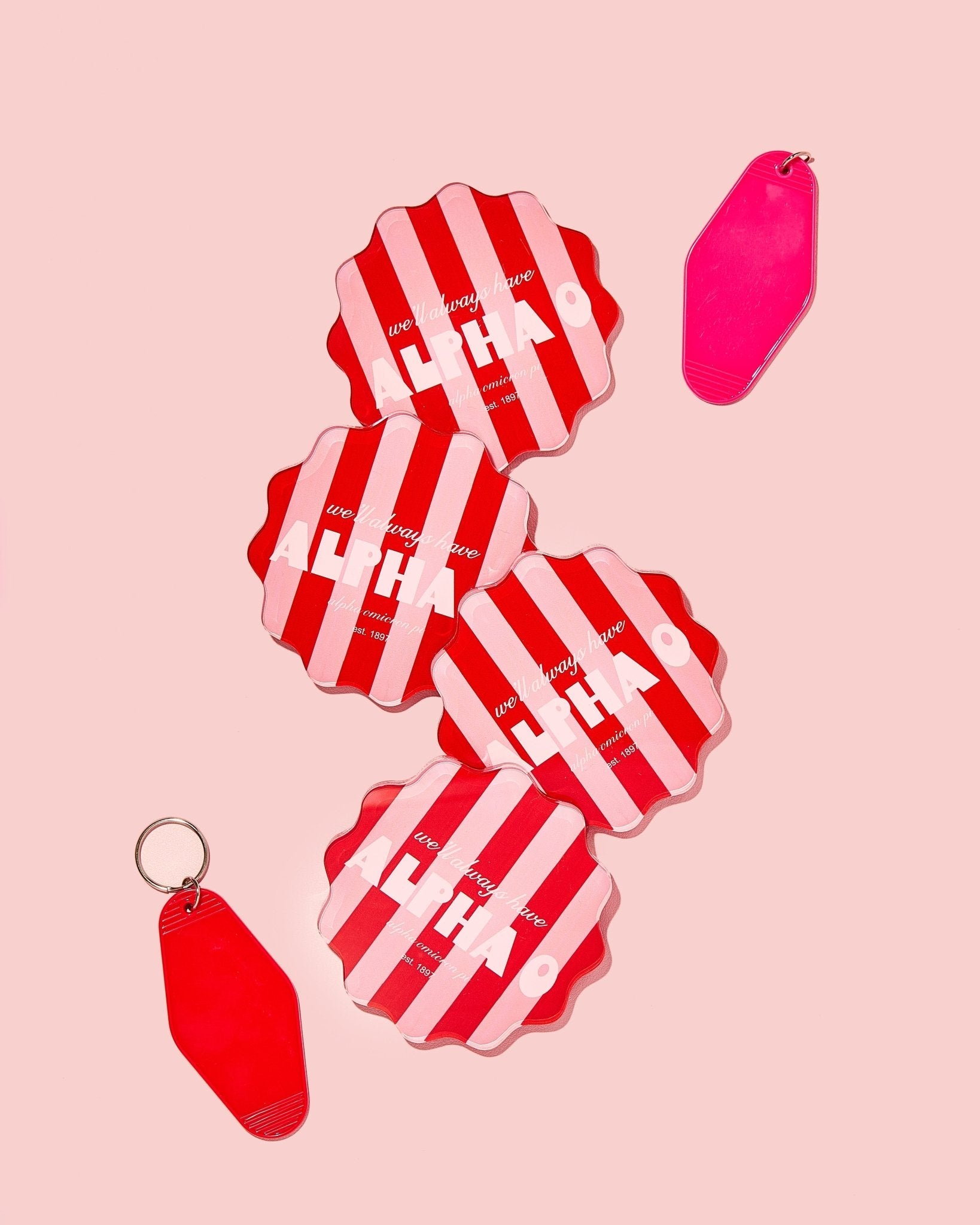 Alpha Omicron Pi Coasters - Tart By Taylor