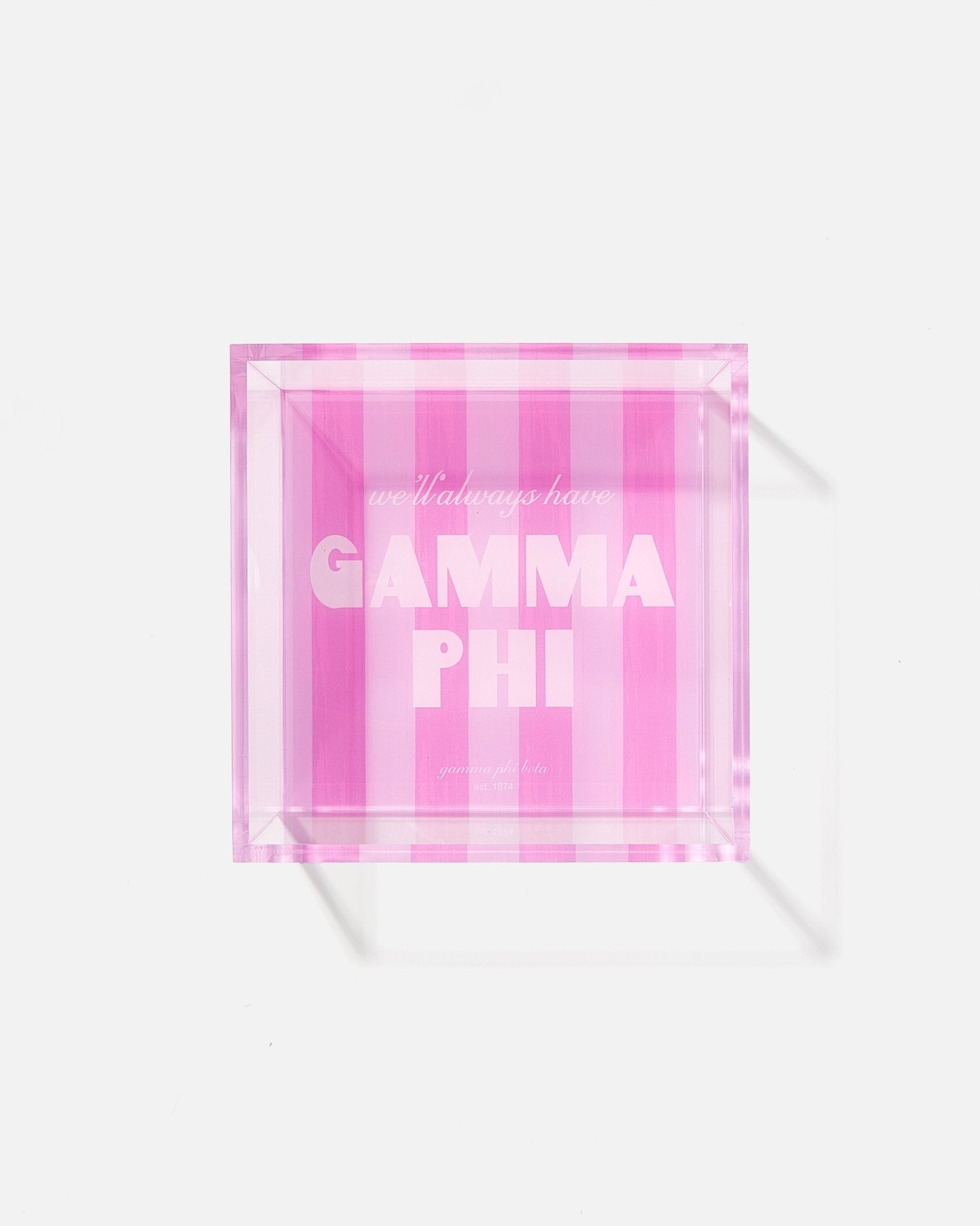 Gamma Phi Beta Trinket Tray - Tart By Taylor
