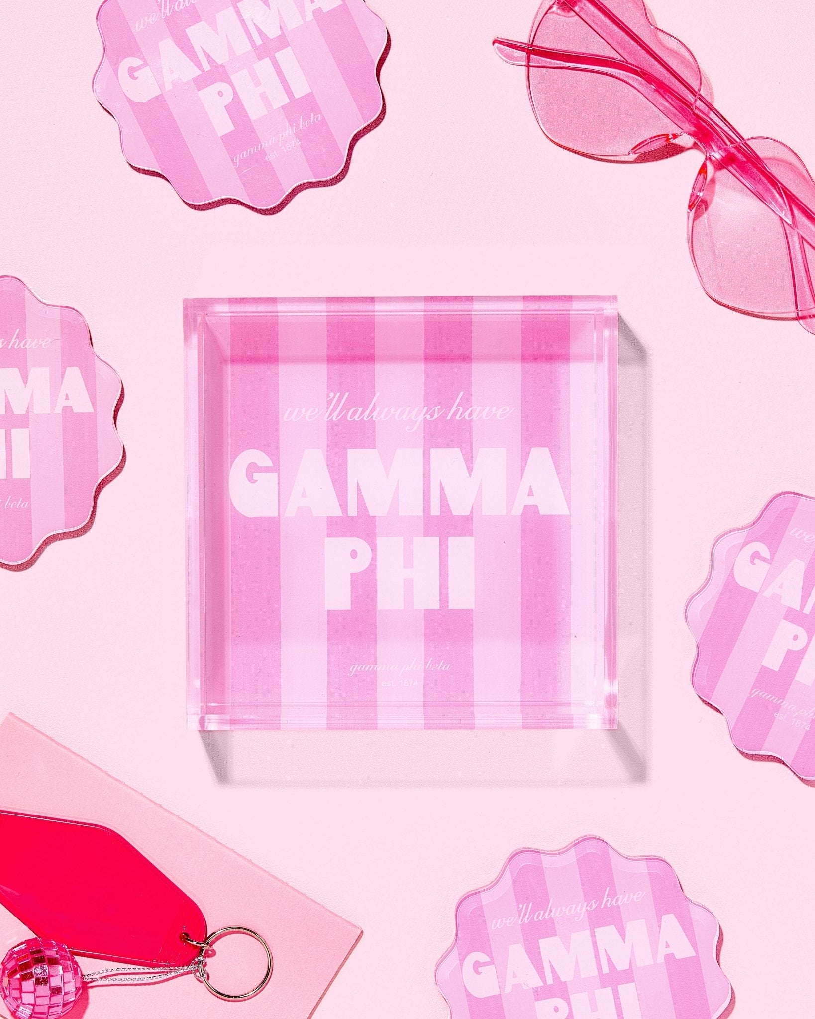 Gamma Phi Beta Trinket Tray - Tart By Taylor