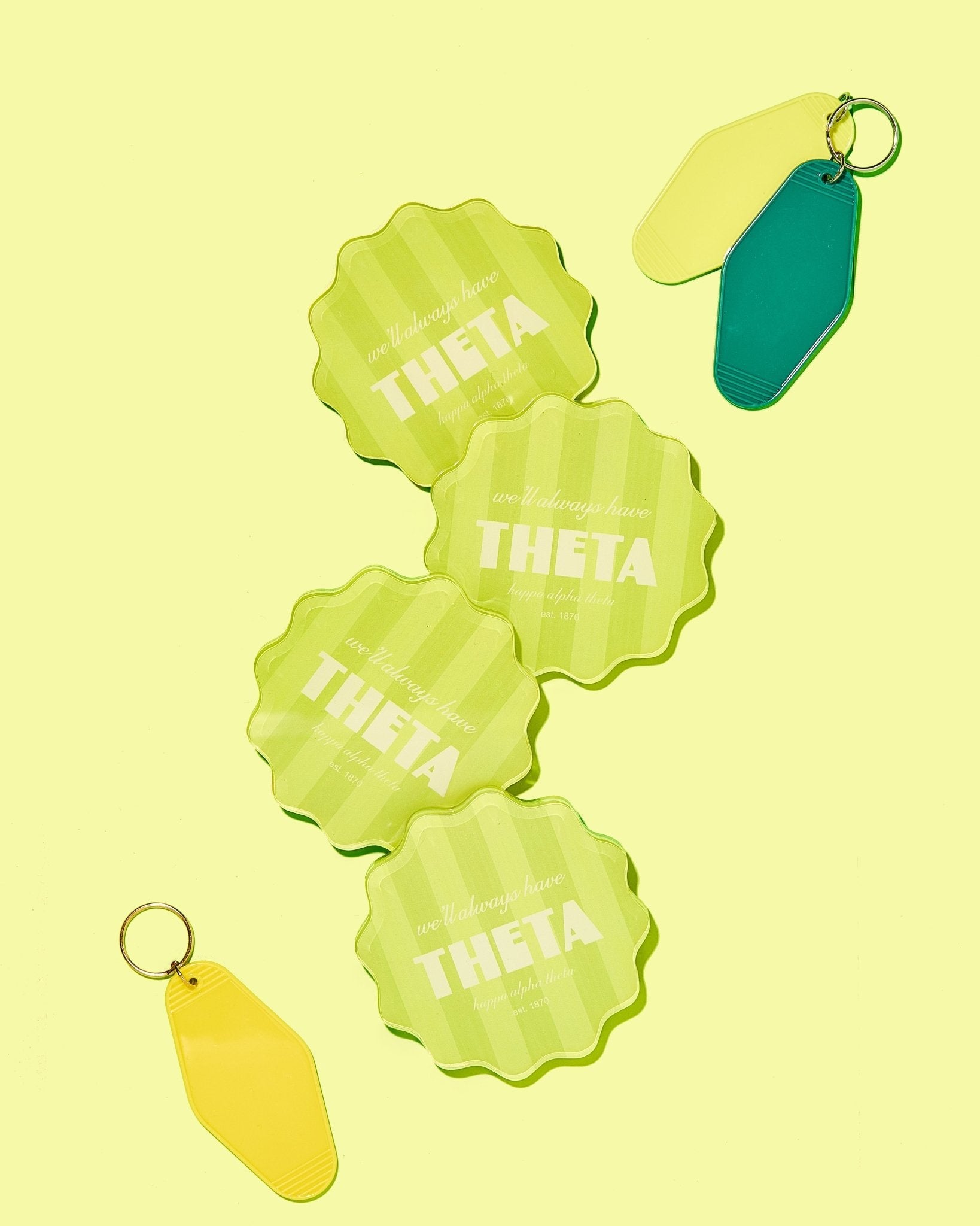 Kappa Alpha Theta Coasters - Tart By Taylor