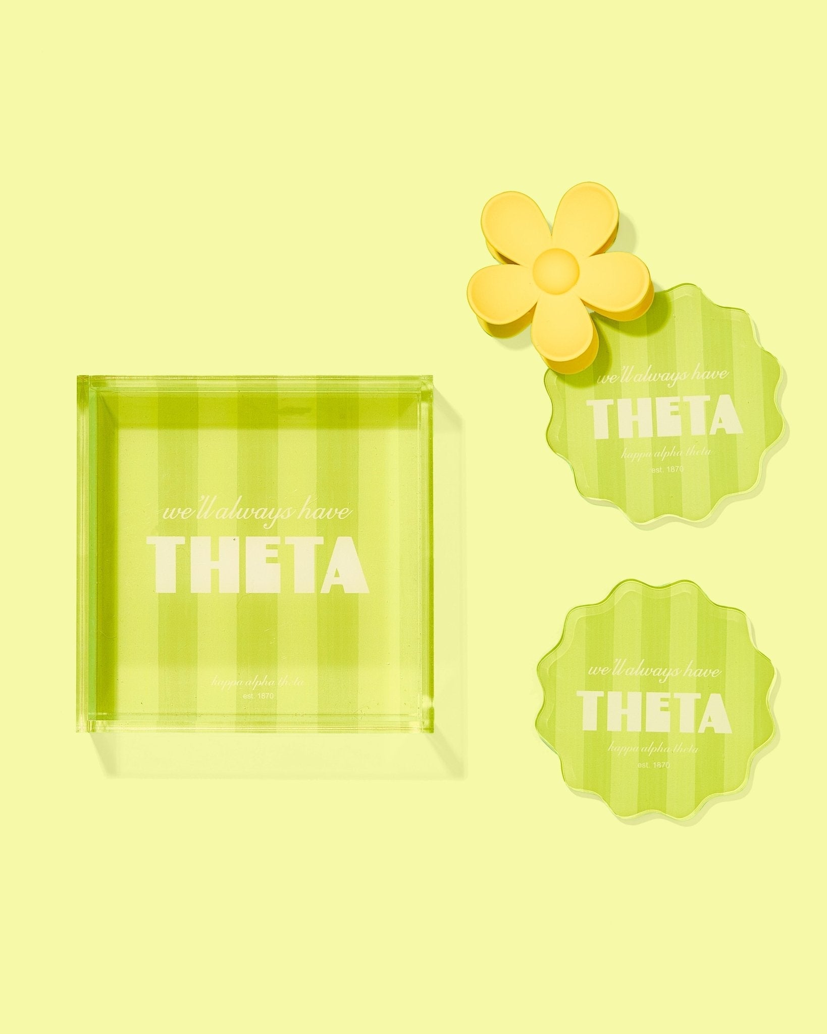 Kappa Alpha Theta Coasters - Tart By Taylor