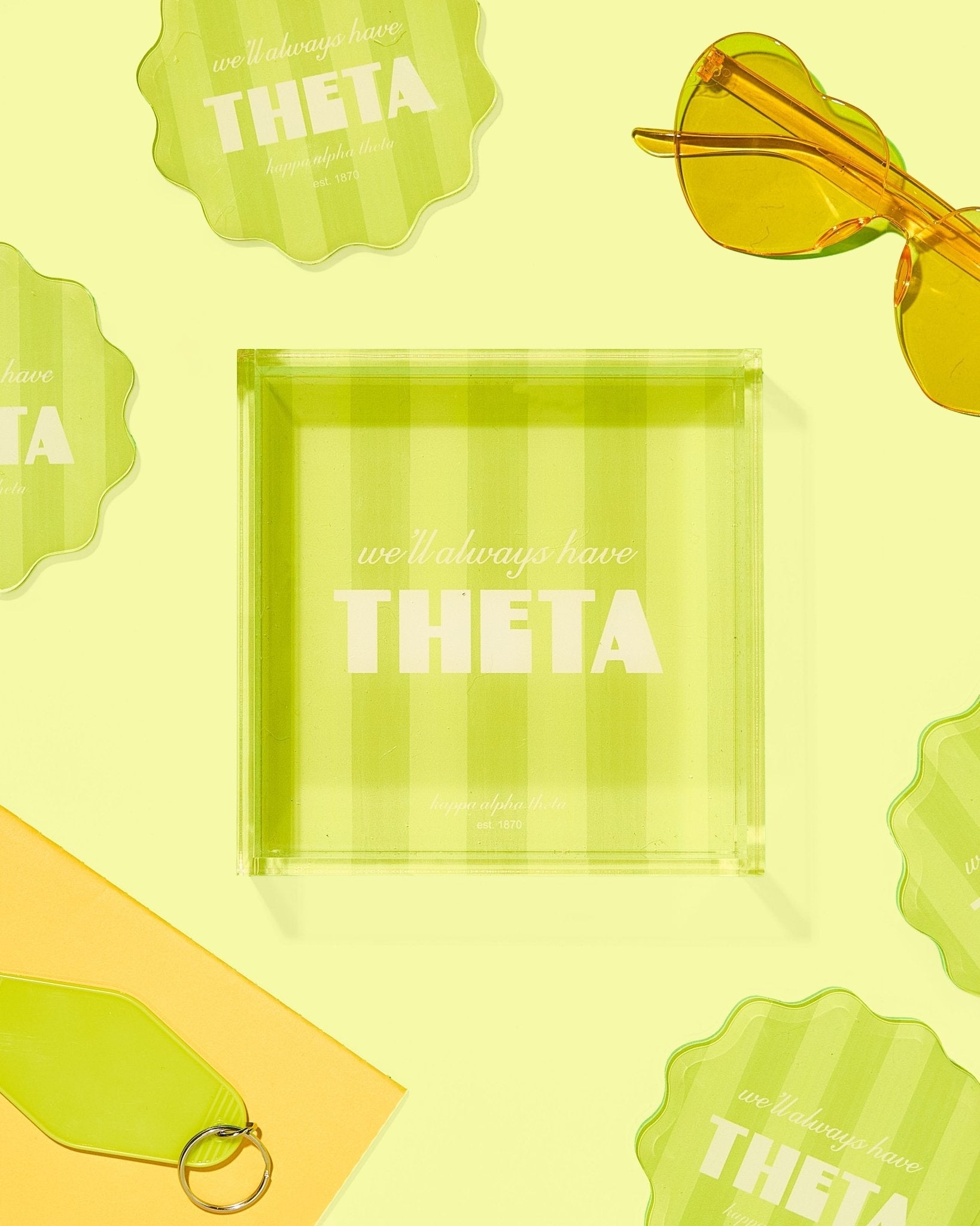 Kappa Alpha Theta Trinket Tray - Tart By Taylor