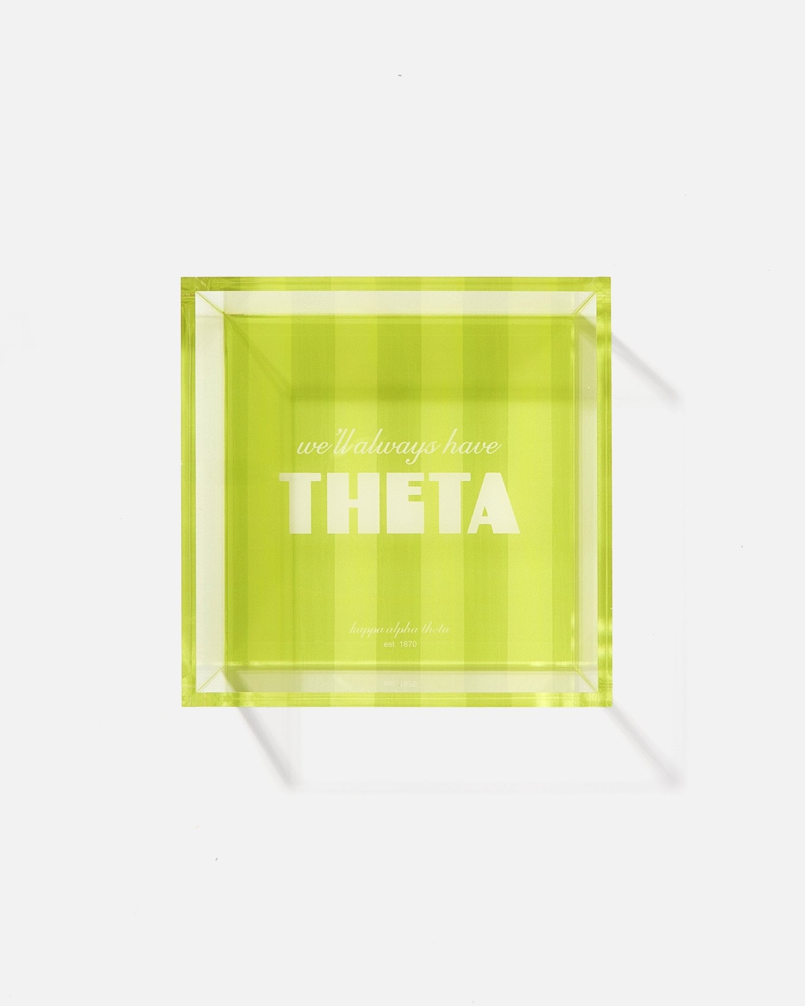 Kappa Alpha Theta Trinket Tray - Tart By Taylor