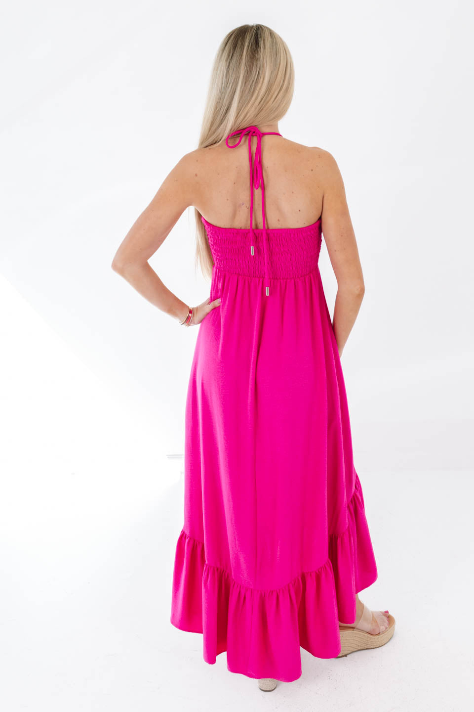 Cant Miss Her Midi Dress - Hot Pink Small Cant Miss Her Midi Dress - Hot Pink Small