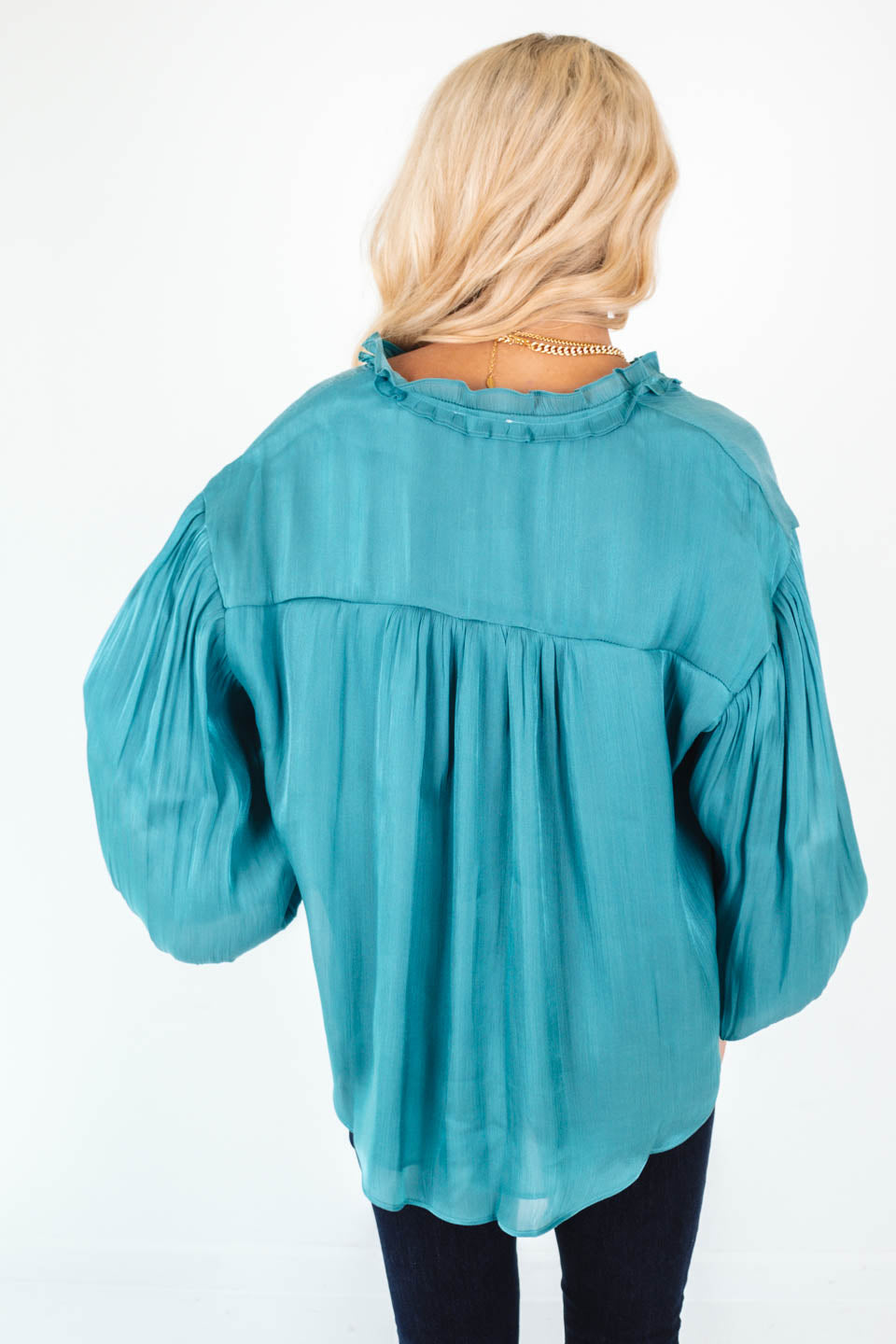 New Beginnings Top - Teal – The Impeccable Pig